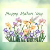 Happy Mother's Day Cling Fensteraufkleber (Blatt 3)