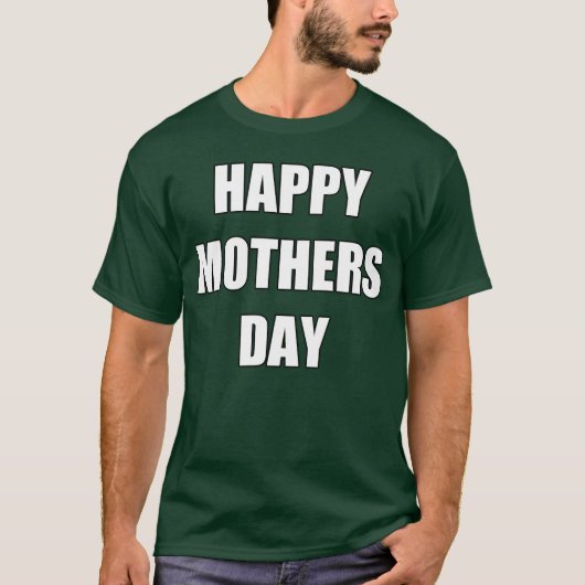 HAPPY MOTHERS DAY cool 80s tumblr friend T-Shirt (Vorderseite)