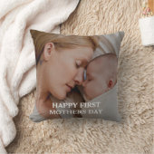 Happy mothers day  Custom photo Throw Pillow Kissen (Decke)