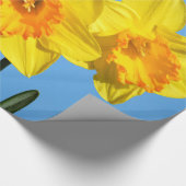 Happy Mother's Day Daffodils Gold Medal Blume Geschenkpapier (Ecke)