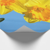 Happy Mother's Day Daffodils Gold Medal Blume Geschenkpapier (Ecke)