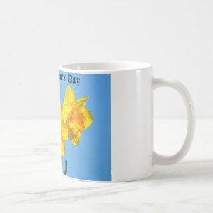 Happy Mother's Day Daffodils Gold Medal Blume Kaffeetasse
