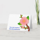 Happy Mother's Day Daisy Card Karte (Rückseite)