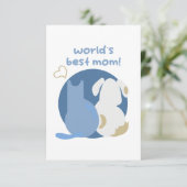 Happy mothers day! dankeskarte (Stehend Vorderseite)