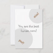 Happy mothers day! dankeskarte (Rückseite)