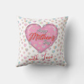 Happy Mothers Day Design Kissen (Rückseite)