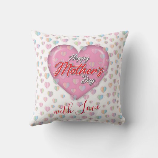 Happy Mothers Day Design Kissen (Rückseite)