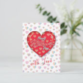 Happy Mothers Day Design Postkarte (Stehend Vorderseite)