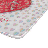 Happy Mothers Day Design Schneidebrett (Ecke)