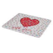 Happy Mothers Day Design Schneidebrett (Ecke)