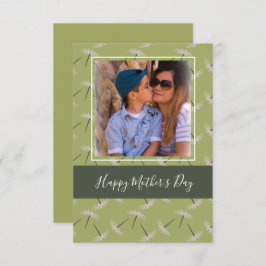 Happy Mother's Day Ditsy Florals Green Card Karte