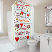 Happy Mother's Day Duwer Vorhang (Beispiel)