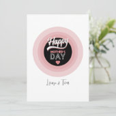 Happy Mother's Day Einladung (Stehend Vorderseite)