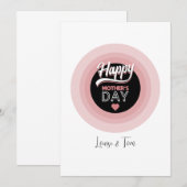 Happy Mother's Day Einladung (Vorne/Hinten)