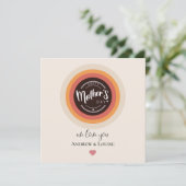 Happy Mother's Day Einladung (Stehend Vorderseite)