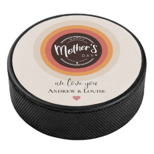 Happy Mother's Day Eishockey Puck