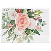 Happy Mother's Day Elegant Boho Rose Große Große Geschenktüte (Rückseite)