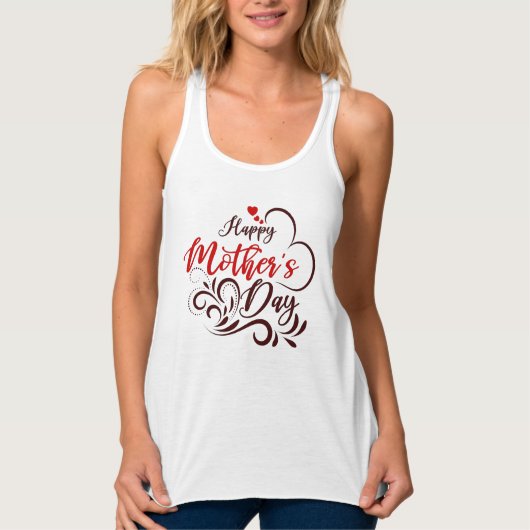 Happy Mother's Day Elegant Design-23331 Tank Top (Vorderseite)