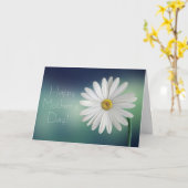 Happy Mother's Day Elegant Floral White Daisy Card Karte (Gelbe Blume)