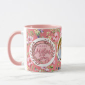 Happy Mother's Day Elegant Modernes Foto Tasse (Links)