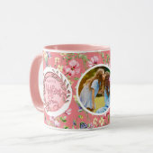 Happy Mother's Day Elegant Modernes Foto Tasse (Vorderseite Links)