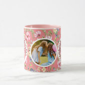 Happy Mother's Day Elegant Modernes Foto Tasse (Zentrum)