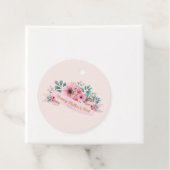 Happy Mother's Day Elegant Rosa Blumenstrauß Geschenkanhänger (Beispiel)