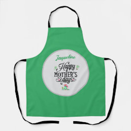 Happy Mother's Day Elegante Frogs Personalisiert Schürze