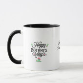 Happy Mother's Day Elegante Frogs Personalisiert Tasse (Links)