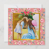 Happy Mother's Day Elegante Modern Foto Card (Vorderseite)