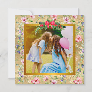 Happy Mother's Day Elegante Modern Foto Card