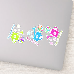 Happy Mother's Day farbenfrohe Wasserdosen Aufkleber