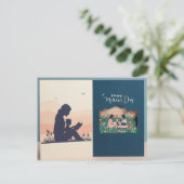 Happy Mother's Day Feiertagspostkarte (Stehend Vorderseite)