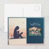 Happy Mother's Day Feiertagspostkarte (Vorne/Hinten)