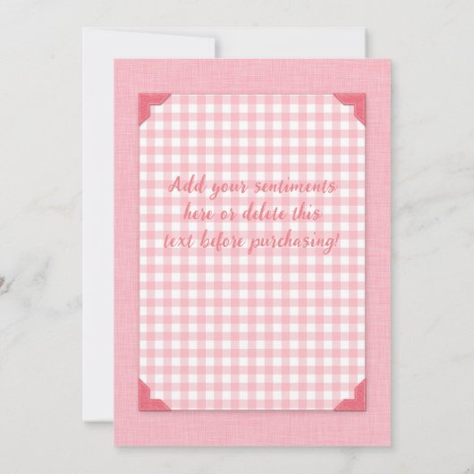 Happy Mother's Day Felt Style Bouquet (Rückseite)