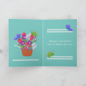 Happy Mother's Day Flowers and Butterflies (Innenseite)