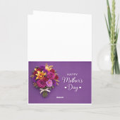 Happy Mother's Day Folded Greeting Card Karte