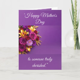 Happy Mother's Day Folded Greeting Card Karte