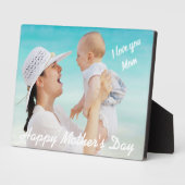 Happy Mother's Day Foto Tabletop Easel Fotoplatte (Seite)