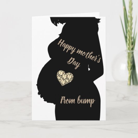 Happy Mother's Day from bump Karte (Vorderseite)