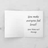 Happy Mother's Day from Cat Pet Son Daughter Karte (Innenseite)