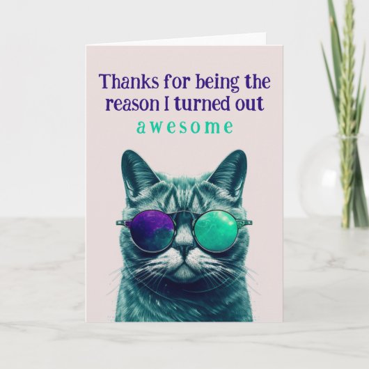 Happy Mother's Day Funny Card für Mama Feiertagskarte (Vorderseite)
