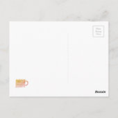 Happy Mother's Day Gelbe Blume Postkarte (Rückseite)