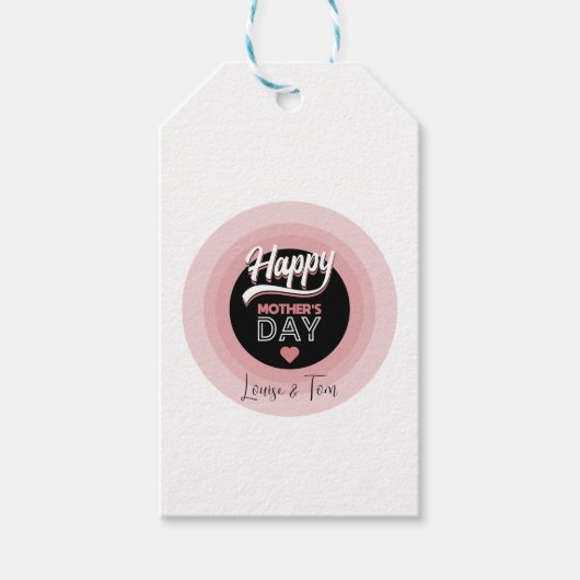 Happy Mother's Day Geschenkanhänger (Vorderseite)