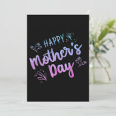 Happy Mother's Day Geschenke Happy Mütter Tag Gesc Feiertagskarte (Stehend Vorderseite)