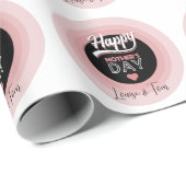 Happy Mother's Day Geschenkpapier (Rolleneckpunkt)