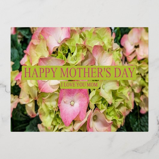 Happy Mother's Day Gift Idea | florale Postkarte (Vorderseite)