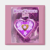 Happy Mothers Day Gift Magnet (Vorne)