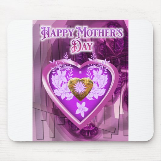 Happy Mothers Day Gift Mousepad (Vorne)