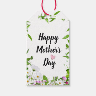 Happy Mother's Day Gift Tags Geschenkanhänger